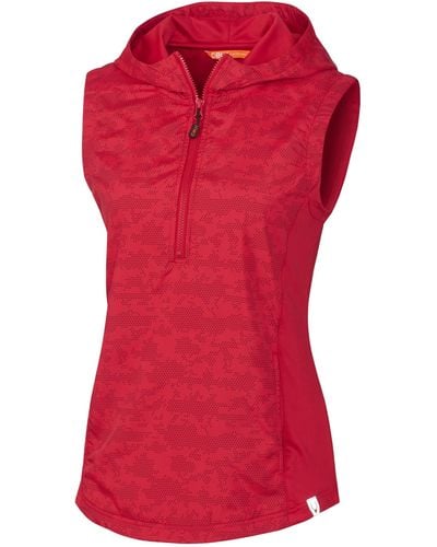 Cutter & Buck Cbuk Ladies' Swish Printed Sport Vest - Red