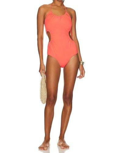 Ulla Johnson Mabel One Piece Swim Suit - Orange