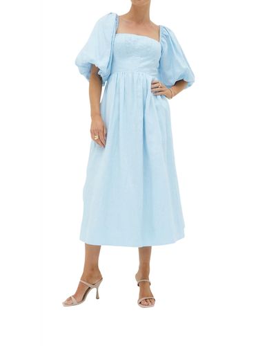SOVERE Relish Midi Dress - Blue