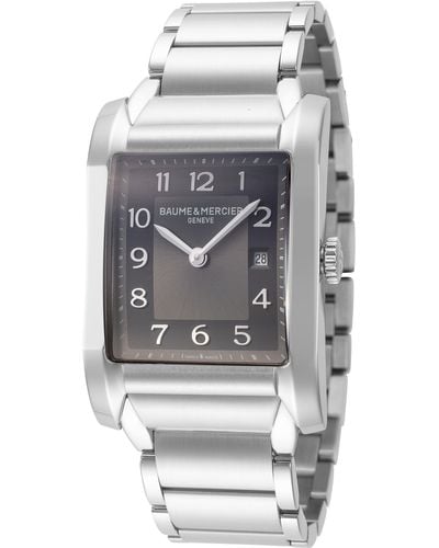 Baume & Mercier Hampton 27mm Quartz Watch - Gray