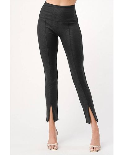 Kancan Leatherette leggings - Black