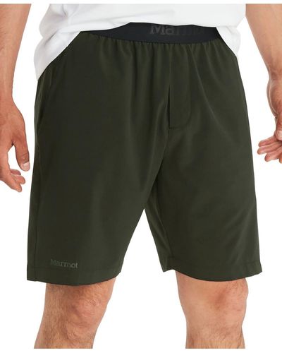 Marmot Sweat Wicking Quick Dry Shorts - Green