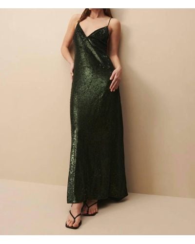 Twp Josephine Long Dress - Green