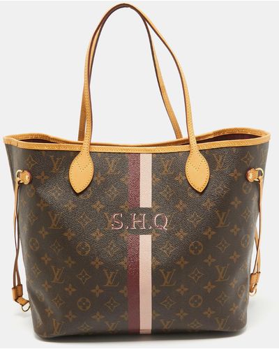 Louis Vuitton Monogram Canvas Neverfull Gm Bag in Brown Lyst