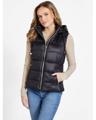 Guess Factory Alberta Padded Vest - Blue