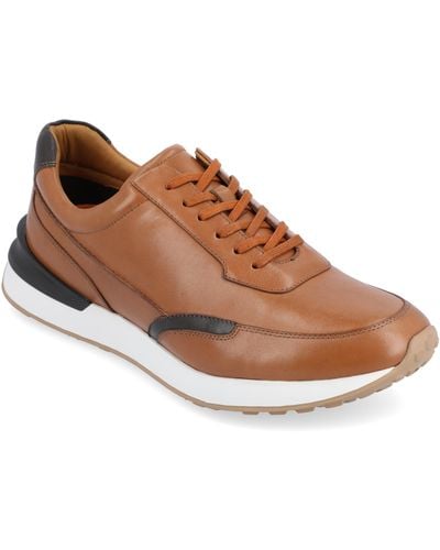 Thomas & Vine Lowe Casual Leather Sneaker - Brown
