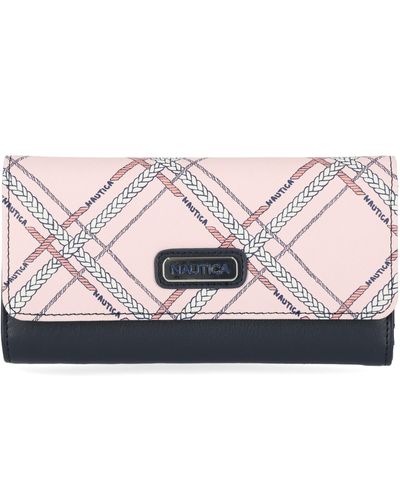 Nautica Money Manager Rope Wallet - Pink