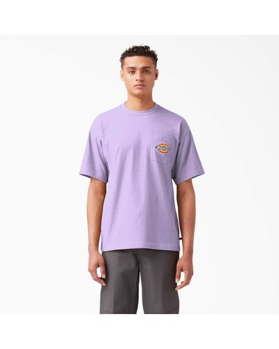Dickies Chest Logo Pocket T-shirt - Purple