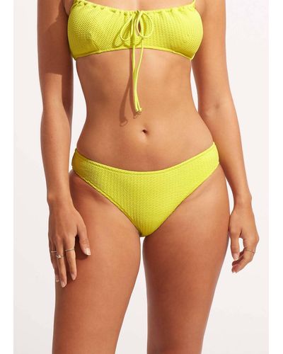 Seafolly Sea Dive Hipster Pant - Yellow