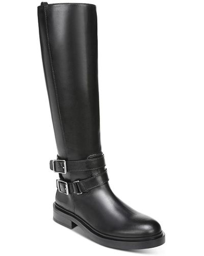 Sam Edelman Freda Leather Tall Knee-high Boots - Black
