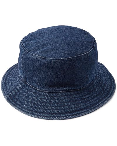Sun & Stone Twill Fitted Bucket Hat - Blue