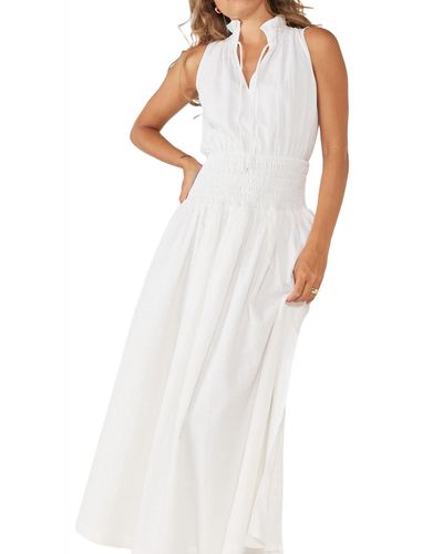 SOVERE Assure Midi Dress - White