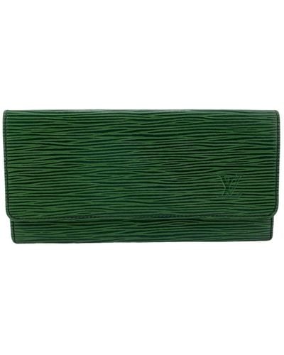 Louis Vuitton Leather Wallet (pre-owned) - Green