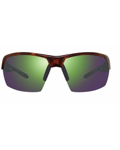 Revo Jett Wrap Polarized Sunglasses - Green