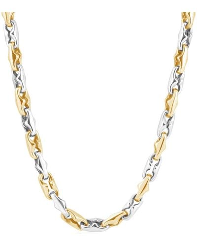 Pompeii3 14k Gold (99gram) Or Platinum (186gram) 6.5mm Link Chain Necklace 24" - Metallic