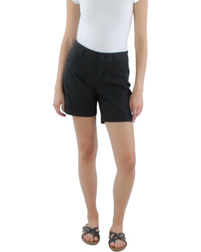 Prana Zipper Nylon Casual Shorts - Black