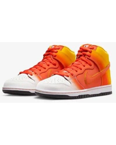 Nike Sb Dunk High Fn5107-700 Sweet Tooth Candy Corn Sneaker Shoes 9 Hot18 - Red