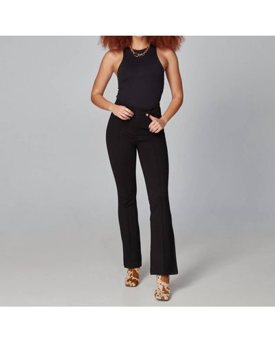 Lola Jeans High Rise Trouser Pant In Azure Black