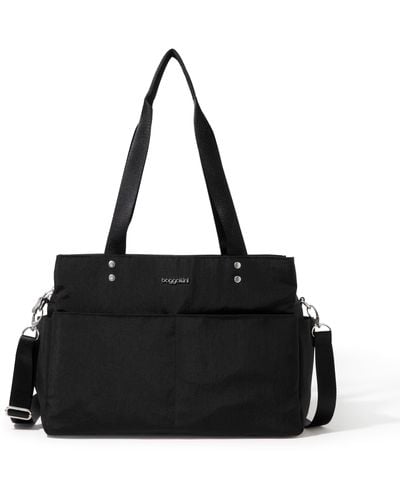 Baggallini The Only Bag Tote Bag With Crossbody Strap - Black