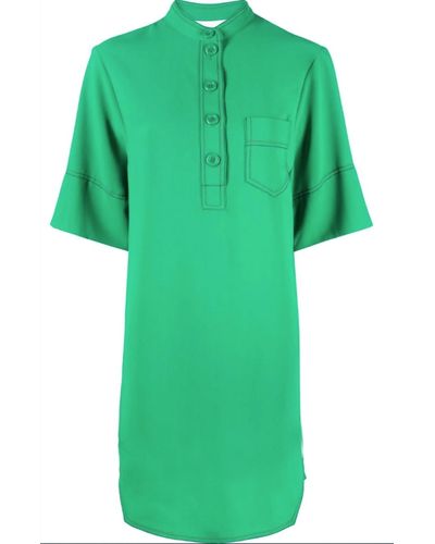 See By Chloé Shift Style Mini Dress - Green