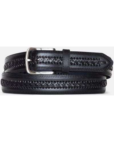 Nautica Lace-trimmed Belt - Black