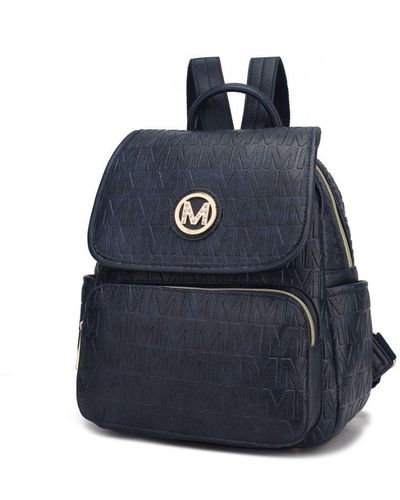 MKF Collection by Mia K Samantha Fashion Travel Backpack - Blue