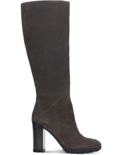 Kenneth Cole Justin 2.0 Suede Tall Knee-high Boots - Black