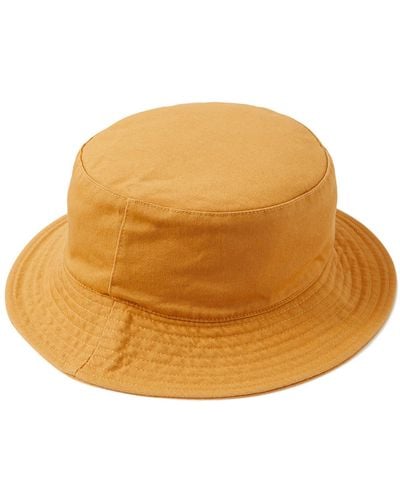 Sun & Stone Twill Fitted Bucket Hat - Natural