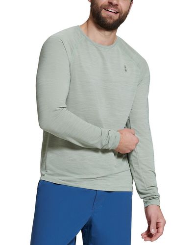 BASS OUTDOOR Fitness Long Sleeve Shirts & Tops - Gray