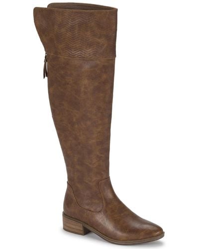 BareTraps Marcela Textured Tall Over-the-knee Boots - Brown