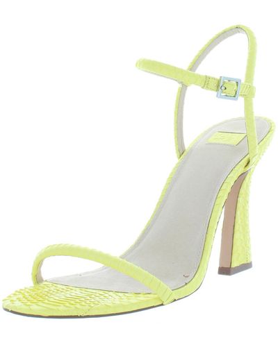 Louise Et Cie Isandro Leather Snake Evening Sandals - Green