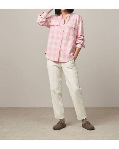 Hartford Claudius Flannel Shirt - Pink