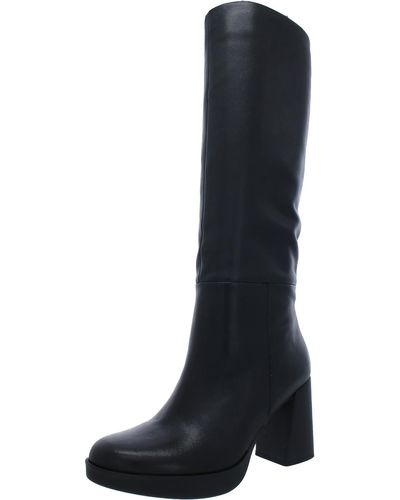 Naturalizer Narrow Calf Leather Knee-high Boots - Black
