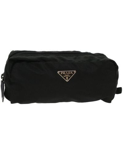 Prada Re-nylon Synthetic Clutch Bag (pre-owned) - Black