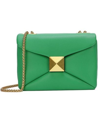 Tiffany & Fred Smooth Nappa Leather Shoulder Bag - Green