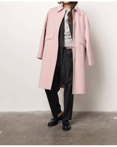 Marc Cain Wool Coat - Pink