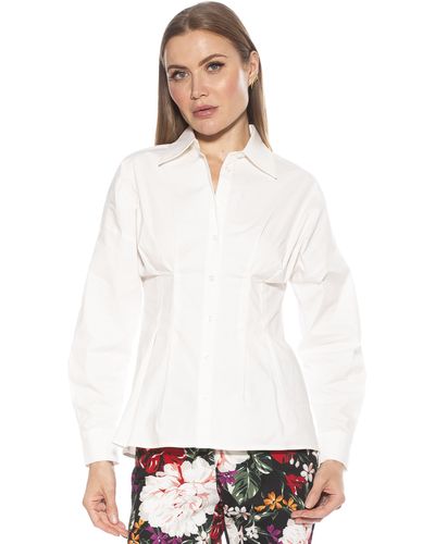 Alexia Admor Calliope Shirt - White