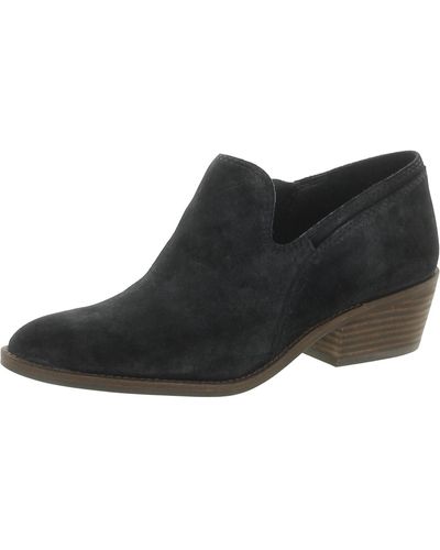 Lucky Brand Feltyn Dressy Leather Booties - Black