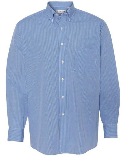 Van Heusen Gingham Check Shirt - Blue