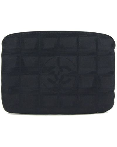 Chanel Synthetic Clutch Bag (pre-owned) - Black