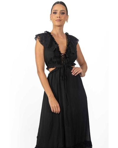 Akalia Miah Maxi Dress - Black