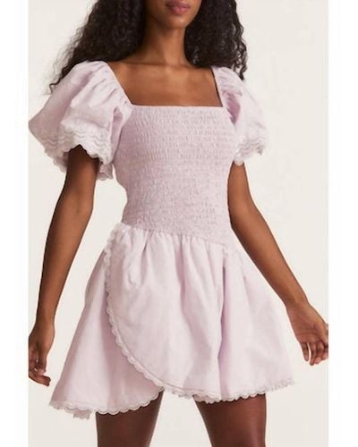 LoveShackFancy Asa Dress - Pink