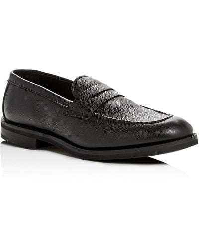Allen Edmonds Nomad Penny Leather Slip On Loafers - Black