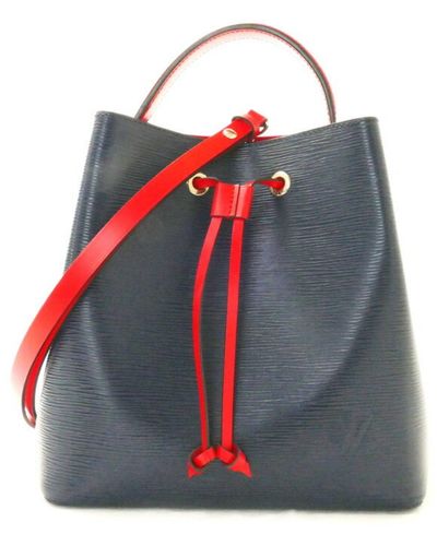 Louis Vuitton Néonoé Leather Shoulder Bag (pre-owned) - Red