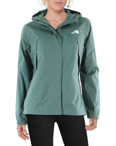 The North Face Hooded Standard Fit Anorak Jacket - Green