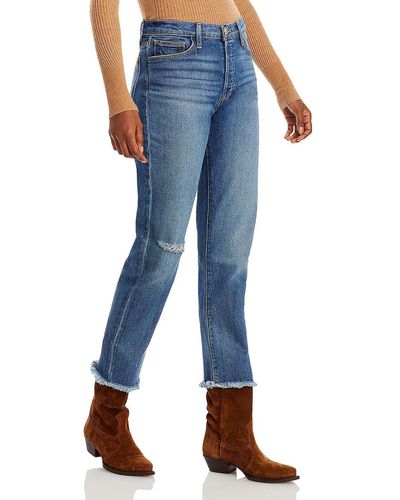 Joe's The Honor Straight Cropped Ankle Jeans - Blue