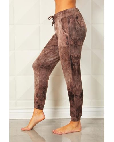 French Kyss Tie Dye jogger - Natural