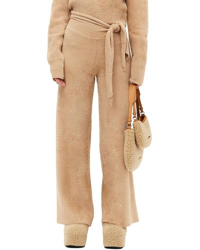 Simon Miller Tasi High Rise Belted Ankle Pants - Natural