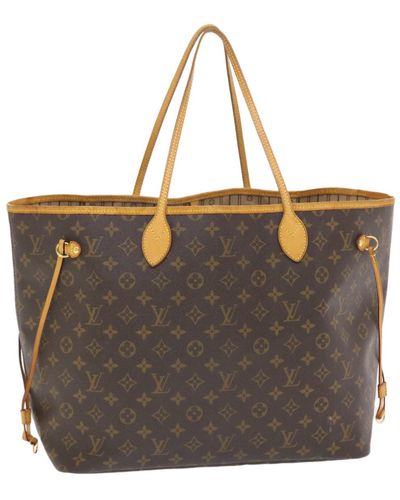 Louis Vuitton Neverfull Gm Canvas Tote Bag (pre-owned) - Brown