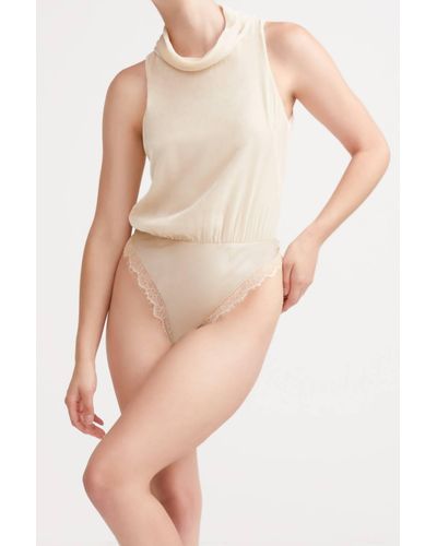 Sleeping with Jacques Bianca Bodysuit - Natural